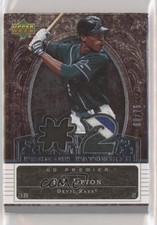 2007 Upper Deck Premier Premier Patch 2 /75 BJ Upton (Number) #PP2-BU.1 Patch