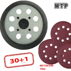 30+1 5" 8 Hole Sander Pad Hook and Loop For Milwaukee Ridgid Ryobi 300527002 - Picture 1 of 2
