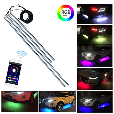 RGB LED Unterbodenbeleuchtung Atmosphäre Neon Licht Unterwagen Lampe APP Control • 22.67€