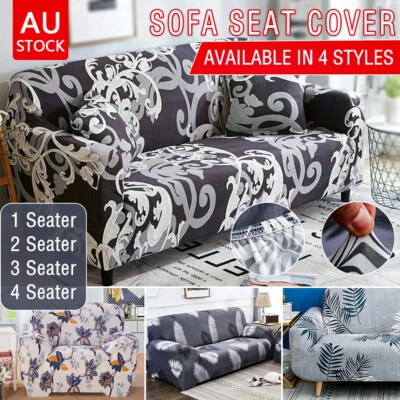 Sofa Covers 1/2/3/4 Seater High Stretch Lounge Slipcover Protector Couch Cover - image 1 of 4