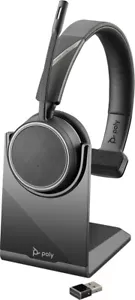 Poly Voyager 4210 UC Monochrom Bluetooth Usb-A Headset Mit Ladung Stand - Neu - Bild 1 von 1