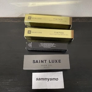StudioMakeup Brow Tint, Saint Luxe Brow Gel, BROW CODE Tinted Brow Gel bundle x4 - Picture 1 of 2
