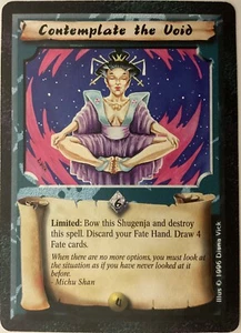 Legend Five Rings CCG Shadowlands Contemplate the Void Common MINT AEG - Picture 1 of 1
