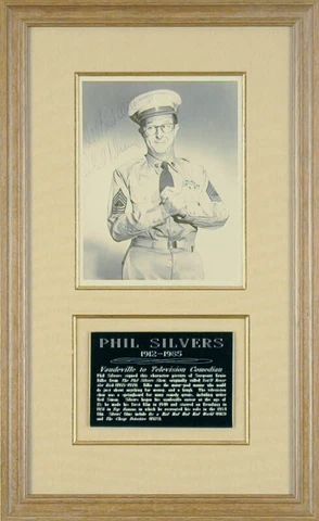 PHIL SILVERS - AUTOGRAPHED SIGNED PHOTOGRAPH Cover