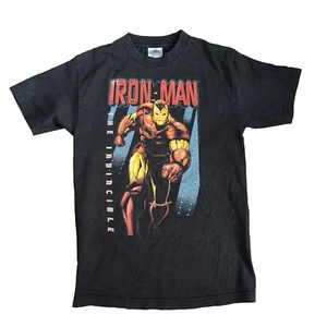 Iron Man T-Shirt schwarz Gr. M | Vintage 2002 Marvel Comics Merchandise rare - Bild 1 von 10