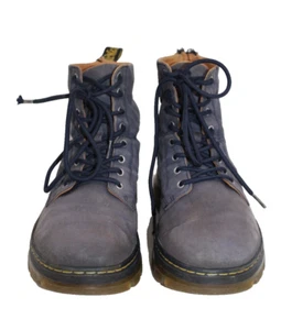 Doc Dr Martens Canvas Pascal blau Stiefeletten Kampfstiefel abgenutzt UK9 US Herren 10 - Bild 1 von 9