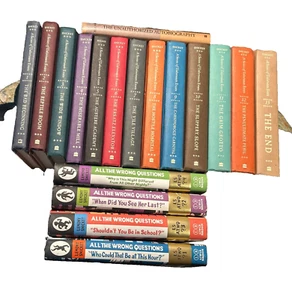 Complete Lemony Snicket Unfortunate Events 1-13 Wrong ?'s 1-4 Beatrice Letters + - Imagen 1 de 20