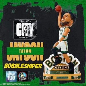 JAYSON TATUM Boston Celtics “City Connect Jersey” Boston Garden NBA Bobblehead - Picture 1 of 11