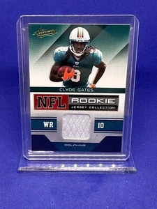 2011 Panini Absolute Memorabilia NFL Jersey Collection Clyde Gates #9 Rookie RC - Picture 1 of 2