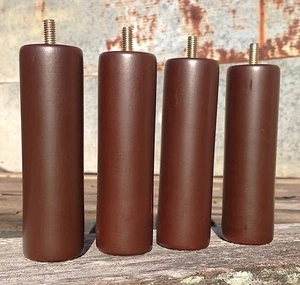 Furniture leg Legs Feet Round Wood Chair Couch Ottoman Sofa 5/16 3 sets thanks! - Picture 1 of 5