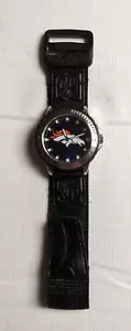 NFL Game Time Denver Broncos Wrist Watch Hook & Loop Adjustable Closure - Picture 1 of 5