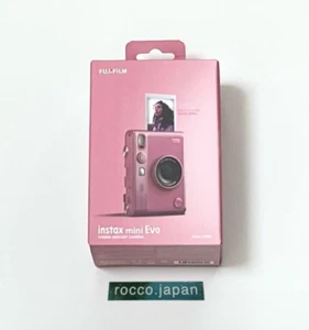 FUJIFILM instax mini Evo Pink Cheki Hybrid Instant Camera from Japan - Picture 1 of 8
