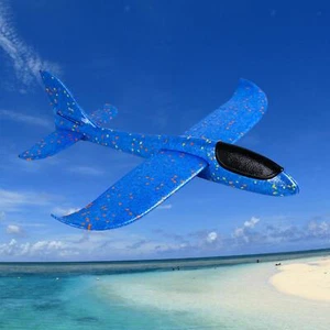 Foam Plane Throwing Outdoor Launch Toy Flight Mode Glider Outdoor Toys - Picture 1 of 7
