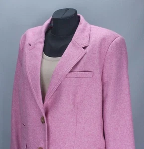 Joules Blazer Pink Portman Tweed Jacket Country Hacking Size 46* UK 18* US 14* - Picture 1 of 23