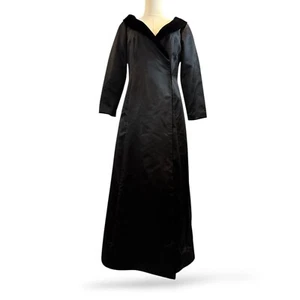 Fiandaca Evening Dress Coat Silk Velvet Vintage Opera Theater Long Rare EUC - Picture 1 of 10