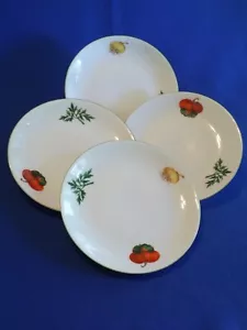 ANCAP Sona Verona Italien ~ 4er Set Salatteller 7 3/4" ~ Gemüse - Bild 1 von 3