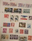 Approx 95 used Stamps United States of America