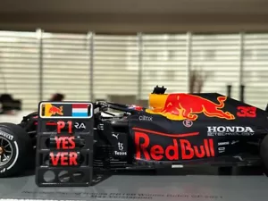 Spark F1 1:18 Max Verstappen RB16B World Champion 2021 Winner Dutch GP - Foto 1 di 9