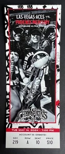 2024 WNBA Phoenix Mercury vs Las Vegas Aces Ticket Stub 5/14/24 Mint Condition! - Picture 1 of 1