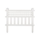 Suncast GVF24 Resin Grand View Fence 20.5 H x 24 W x 1.5 D in. (Pack of 10)