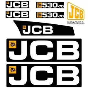 Decal Sticker Set JCB 530-70 Telehandler Decal Set - Picture 1 of 3
