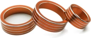3 perillas de aire acondicionado anillo de perno para Subaru Forester 2019-2022 - Imagen 1 de 1