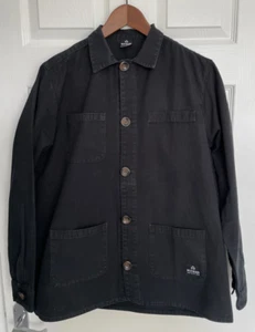 Westbeach Chore Shirt 22" P2P Heavy Cotton Black - Picture 1 of 5