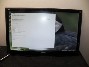 Viewsonic VA2448M-LED 24 Inch 1080p FHD 1920x1080 LCD With VGA DVI -No Stand - Picture 1 of 13
