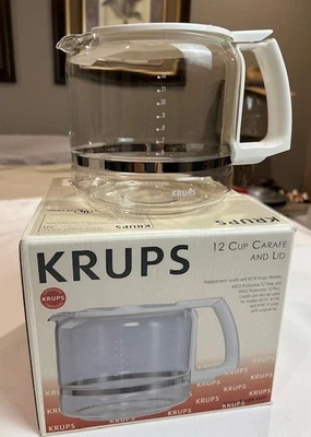 KRUPS 12 чашка графин и крышка * новый в коробке * (белый) - Изображение 1 из 4