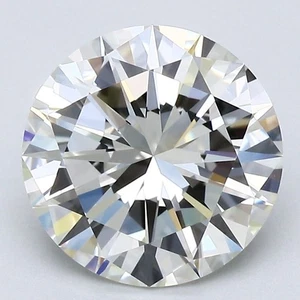 Round 2.77 Carat Certificate AGI Natural Mined Diamond Loose J color IF clarity - Picture 1 of 2