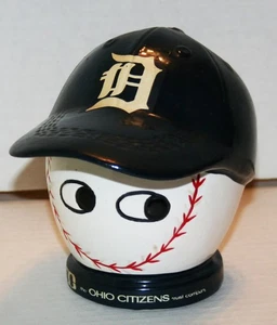 Detroit Tigers Ohio Citizens Trust Company Baseball Keramik Bank - Bild 1 von 5