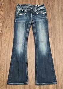 Miss Me Jeans Girls Size 7 Boot Cut. - Picture 1 of 11