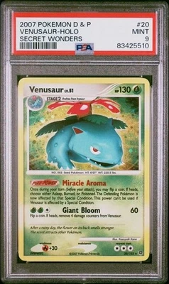 Venusaur 20/132 SW: Secret Wonders Holo Rare - PSA 9 - Image 1 of 2