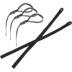 5 Stück Skigurte zum Tragen von Skistöcken Profi Design schwarz - Bild 1 von 12