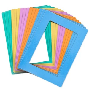 15-Pack 6.25 x 4.7" Magnetic Picture Frames, Holds 4x6 Photos, 5 Colors - Picture 1 of 10