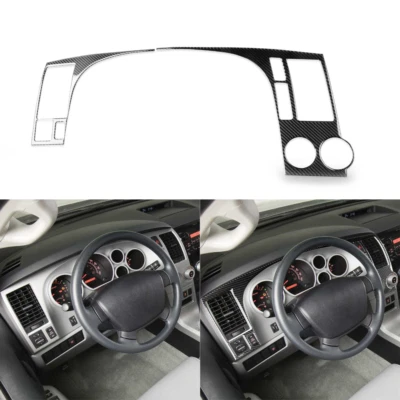 Panel de instrumentos de fibra de carbono suave para Toyota Tundra 2007-13 Foto 1 de 4