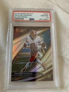 2019 Panini Select Dwayne Haskins Rookie Field Level PSA 10 Silver Prizm Rare! - Bild 1 von 3
