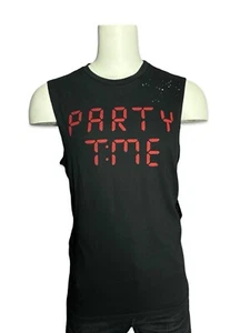 LIP SERVICE PARTY TIME SLEEVELESS TEE FUNNY COOL PUNK VINTAGE ROCK BLACK T SHIRT - Picture 1 of 10
