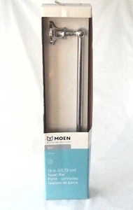 Barra de toallas MOEN 18 pulgadas VALE cromo en manchas resistente DN4418CH decoración de baño nueva - Imagen 1 de 3