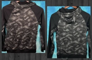 MTA Sport Boys Hooded Black Camouflage Sweatshirt Size Large 12/14 - Picture 1 of 5