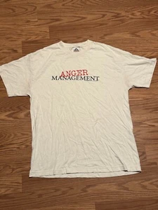 VINTAGE 2003 Y2K ADAM SANDLER ANGER MANAGEMENT PROMO MOVIE SHIRT Large White - Picture 1 of 13