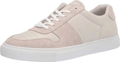 Calvin Klein Men Casual Lace Up Sneakers Ailan Light Natural Leather - Image 1 of 4