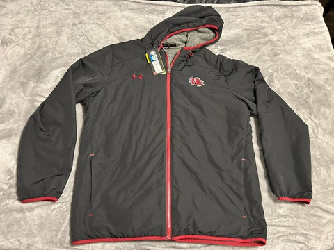 South Carolina Gamecocks Under Armour Storm ColdGear Full Zip Jacket Mens Large Cover