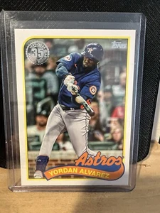 Yordan Alvarez 89B-36 - 2024 Topps Series 1 - 1989 Topps Baseball - Picture 1 of 2
