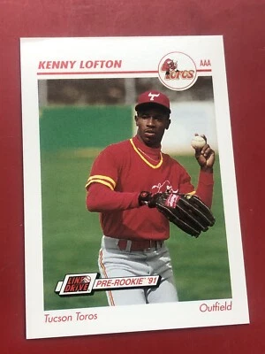 1991 Line Drive Pre-Rookie AAA Kenny Lofton #614 Rookie RC - Image 1 of 2