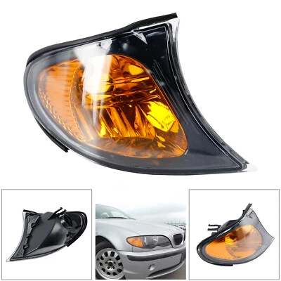 Right Front Indicator Turn Signal Yellow Corner Lights Fits BMW 3 Series E46 ZA - Image 1 of 4