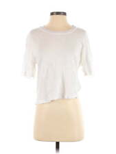 Stateside Women White Short Sleeve T-Shirt XS