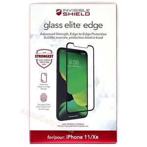 ZAGG Glass Elite Edge iPhone 11 XR Tempered Screen Protector
