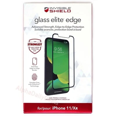 ZAGG Glass Elite Edge iPhone 11 XR Tempered Screen Protector - Image 1 of 2