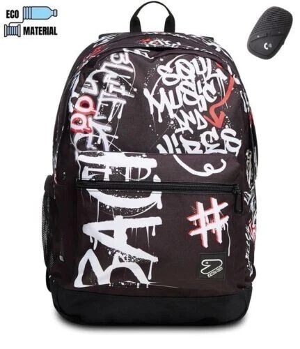 Zaino Seven - SCUOLA EARPHONES dispositivo wireless nero